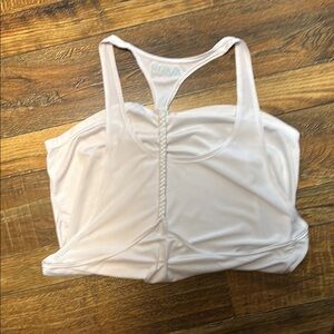 KIAVA White BRAIDED Tank Top